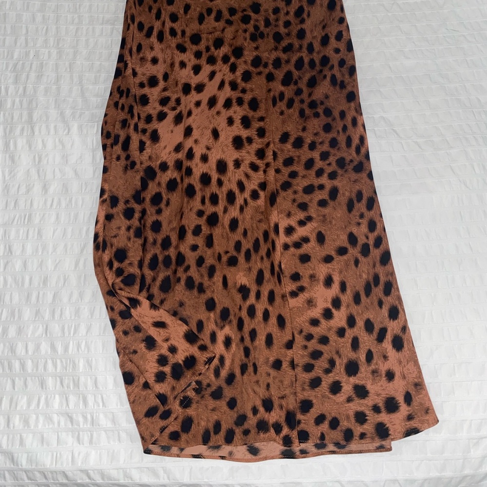 Wilfred Free Leopard Midi Skirt